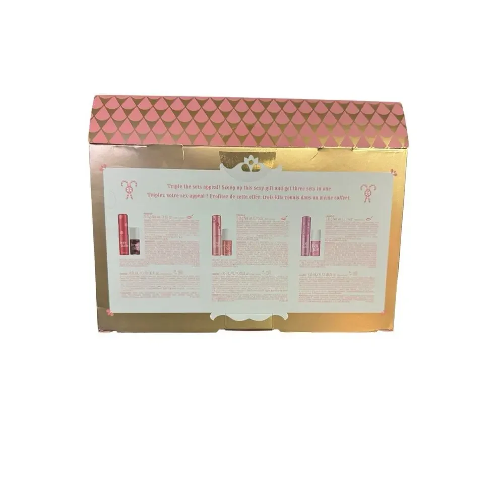 Benefit Scoops O' Sexy 3-Piece Lip Balm Gift Set NEW Benetint Discontinued Set